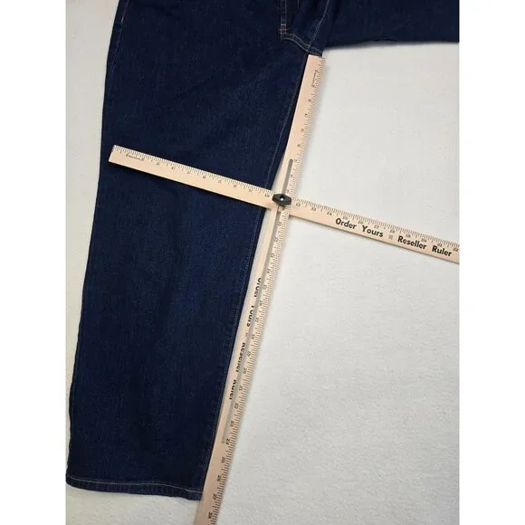 Old Navy High-Rise Wow Loose Jeans 18 Short Dark Wash Womens Denim Pants - Picture 2 of 6